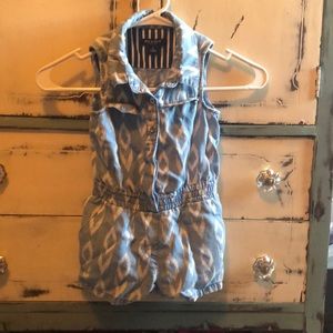 Denim Romper